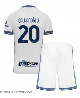 Günstige Inter Milan Hakan Calhanoglu #20 Auswärts Trikotsatzt Kinder 2024-25 Kurzarm (+ Kurze Hosen)